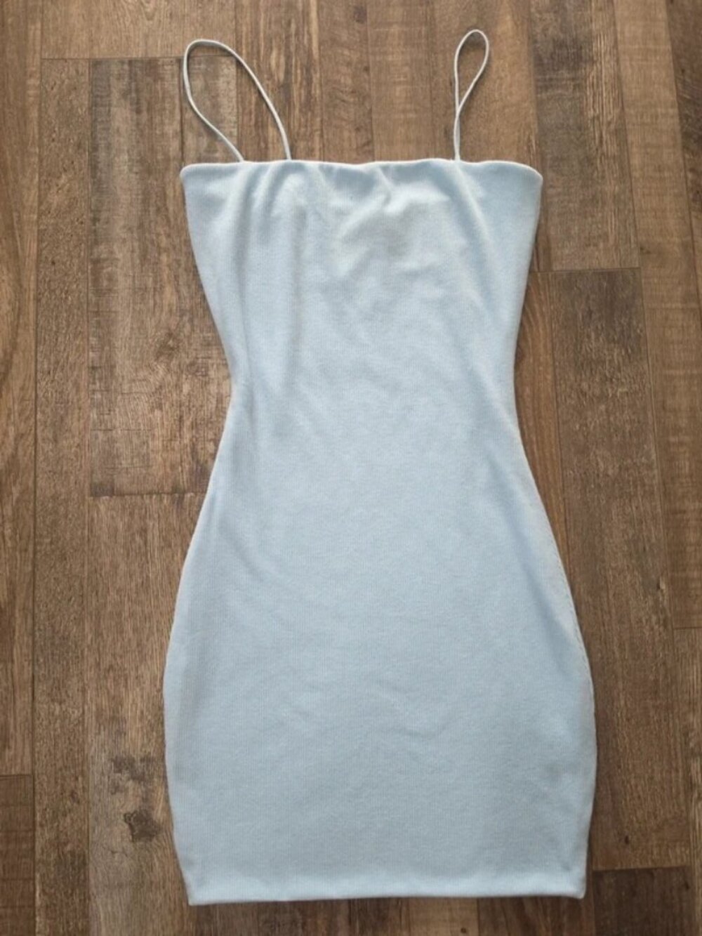 Light blue XS Papaya New stretchy mini dress bodycon going out date night